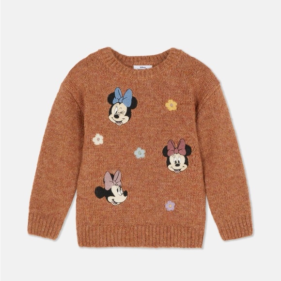 Disney Other - Disney Minnie Mouse Embroidered Sweater